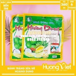 Bánh tráng bơ sữa nguyên chất dừa không sầu riêng Hoàng Dung Thuý Lan 480g