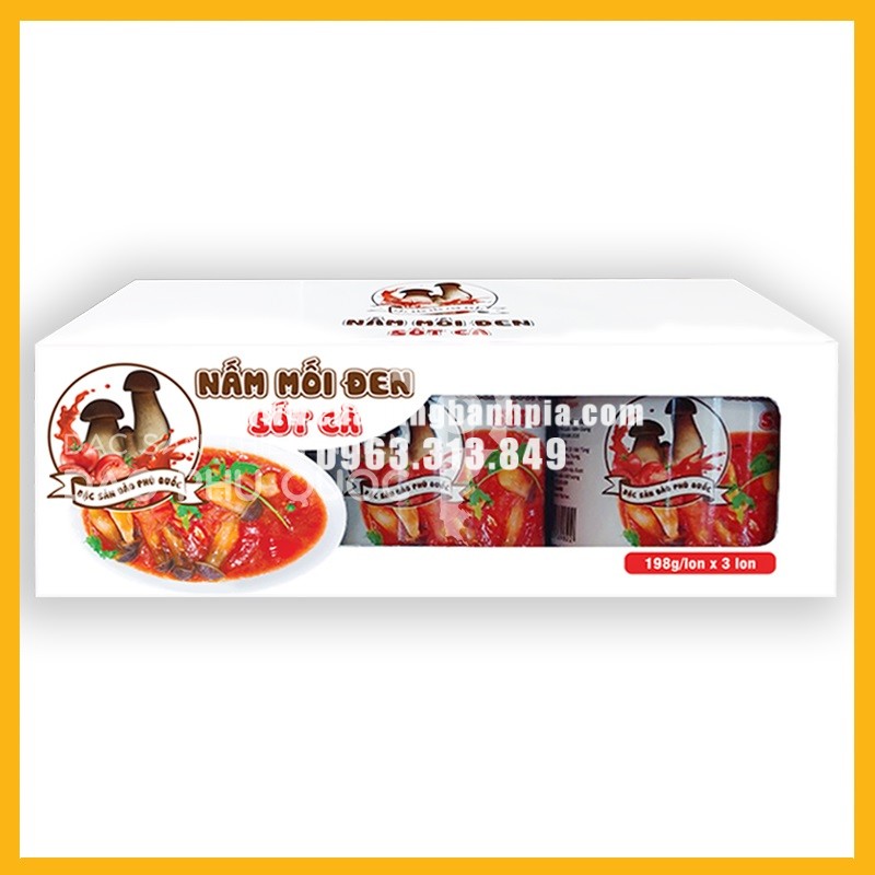 nấm mối đen sốt cà