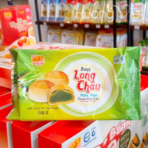 Bánh Long Châu lá dứa Tân Huê Viên 200g