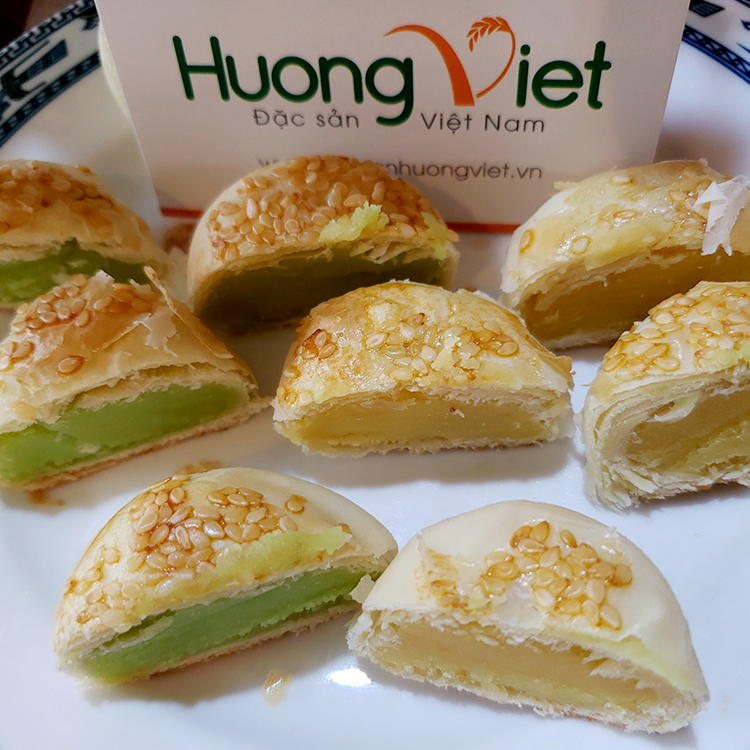 Bánh Long Châu đậu xanh Tân Huê Viên 200g Bánh Long Châu đậu xanh Tân Huê Viên 200g