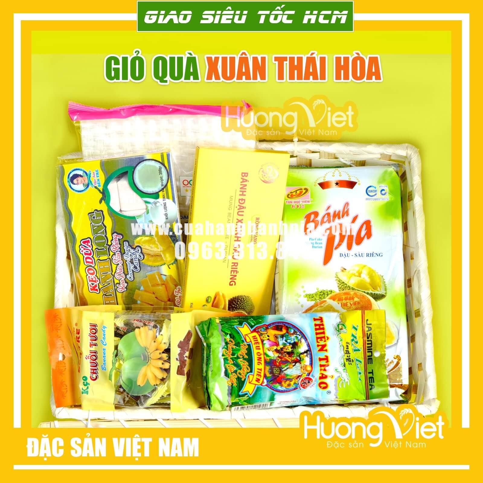 Giỏ quà tre - Giỏ quà Bốn Mùa Hạnh Phúc Giỏ quà tre - Giỏ quà Bốn Mùa Hạnh Phúc