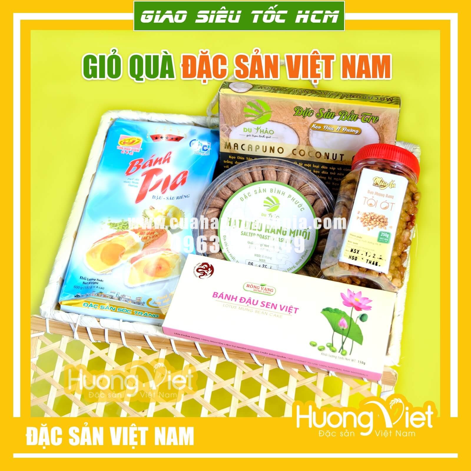 Giỏ quà tre - Giỏ quà Bốn Mùa Hạnh Phúc Giỏ quà tre - Giỏ quà Bốn Mùa Hạnh Phúc